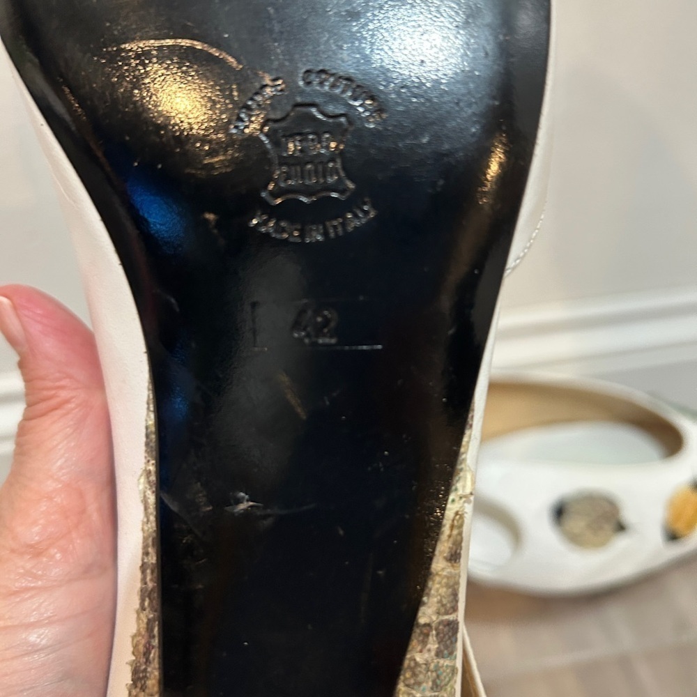 Lanzoni & B vintage kitten heel shoes size 42 - Picture 7 of 12